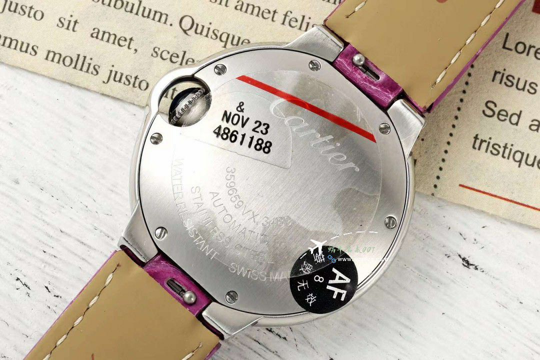 AF蜕变归来 Cartier  33mm蓝气球系列 wrist watch  / K351