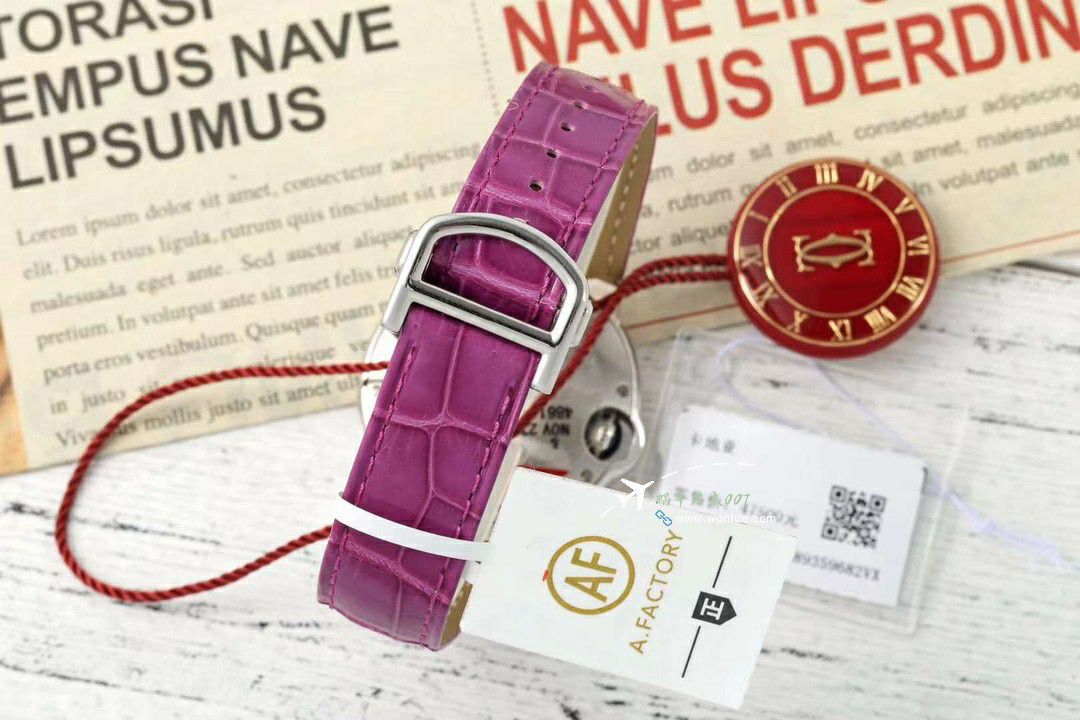 AF蜕变归来 Cartier  33mm蓝气球系列 wrist watch  / K351