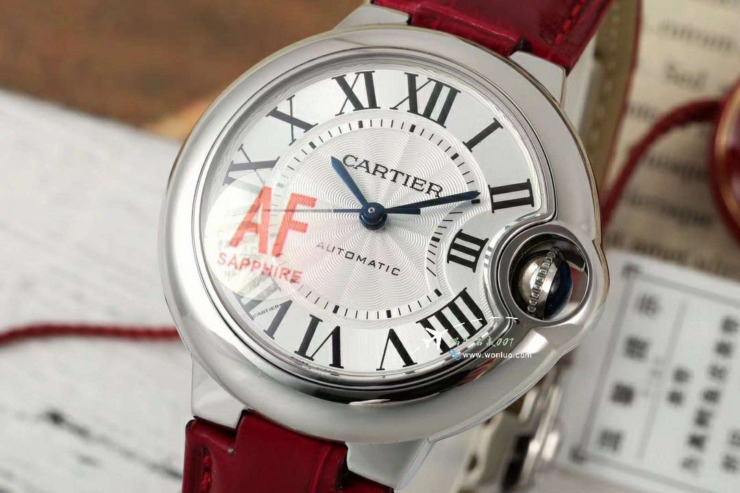 AF蜕变归来 Cartier  33mm蓝气球系列 wrist watch  / K351