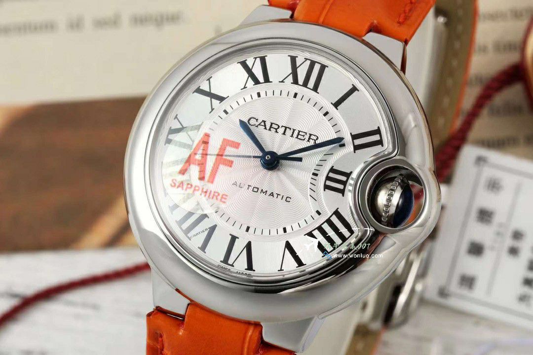 AF蜕变归来 Cartier  33mm蓝气球系列 wrist watch  / K351