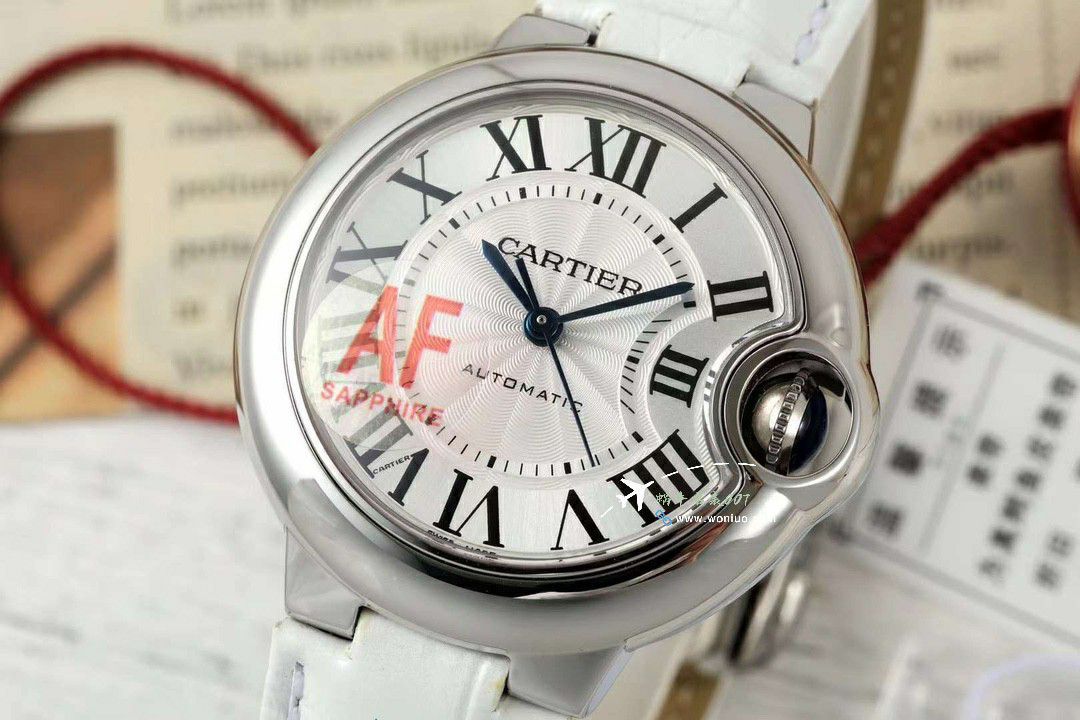 AF蜕变归来 Cartier  33mm蓝气球系列 wrist watch  / K351