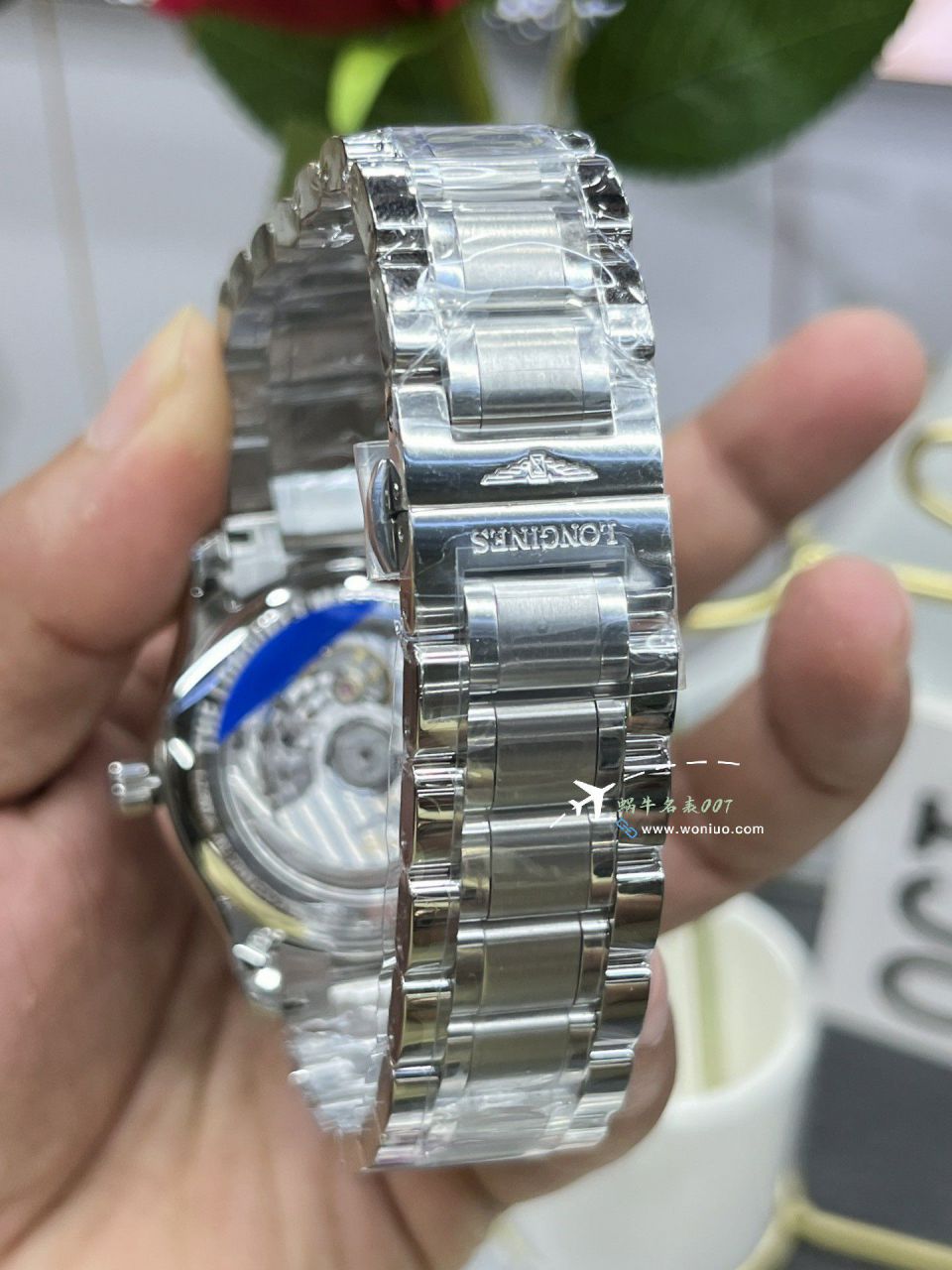 APS Longines 名匠月相 top 复刻高仿手表L2.909.4.92.6 wrist watch  / L181