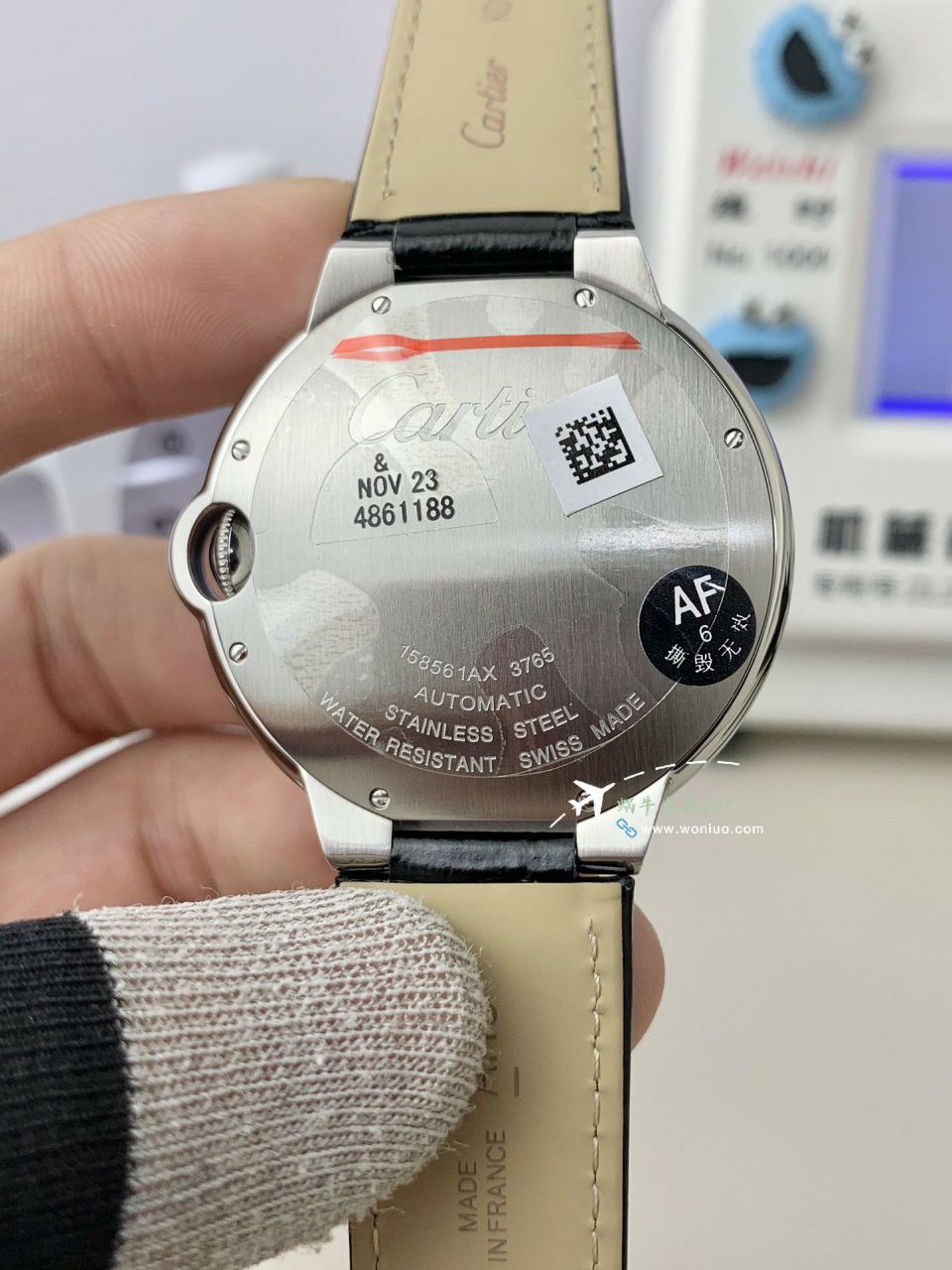 AF Factory  Cartier  蓝气球男装42MM系列复刻高仿W6920095 wrist watch  / K365