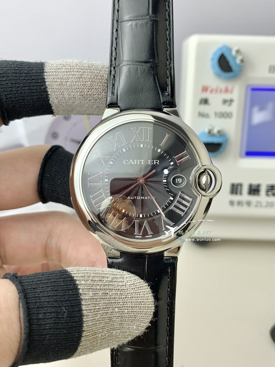 AF Factory  Cartier  蓝气球男装42MM系列复刻高仿W6920095 wrist watch  / K365