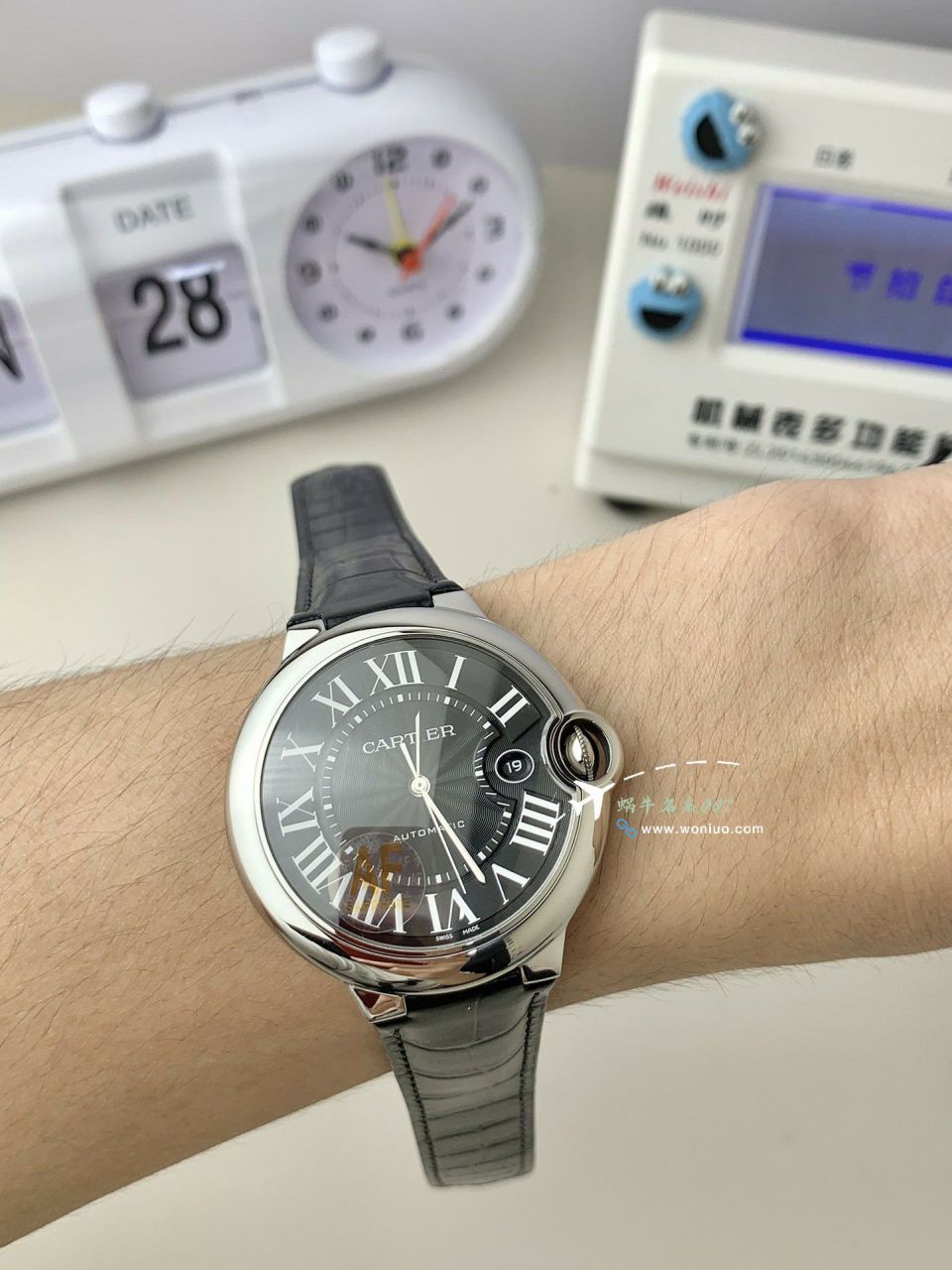 AF Factory  Cartier  蓝气球男装42MM系列复刻高仿W6920095 wrist watch  / K365