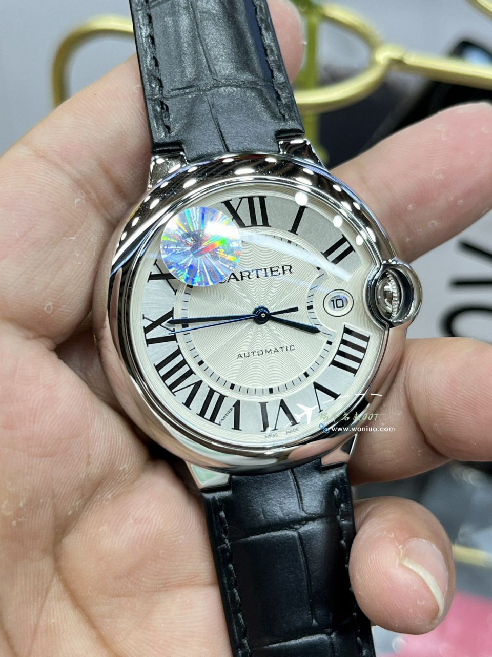 AF Factory  Cartier  蓝气球男装42MM系列复刻高仿W6920095 wrist watch  / K365