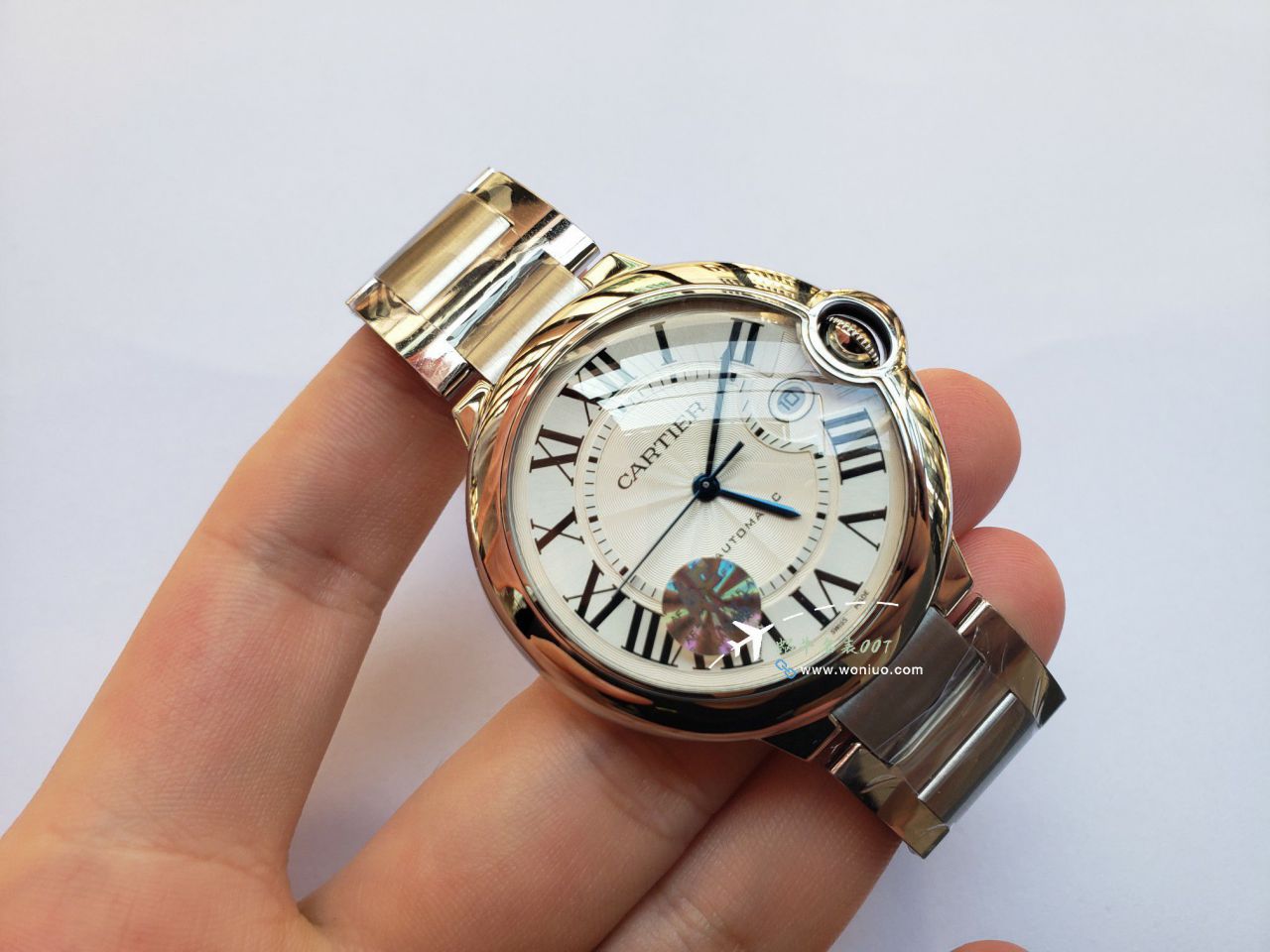 AF Factory  Cartier  蓝气球男装42MM系列复刻高仿W6920095 wrist watch  / K365