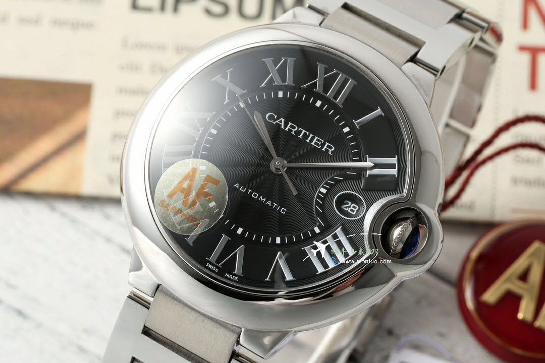 AF Factory  Cartier  蓝气球男装42MM系列复刻高仿W6920095 wrist watch  / K365