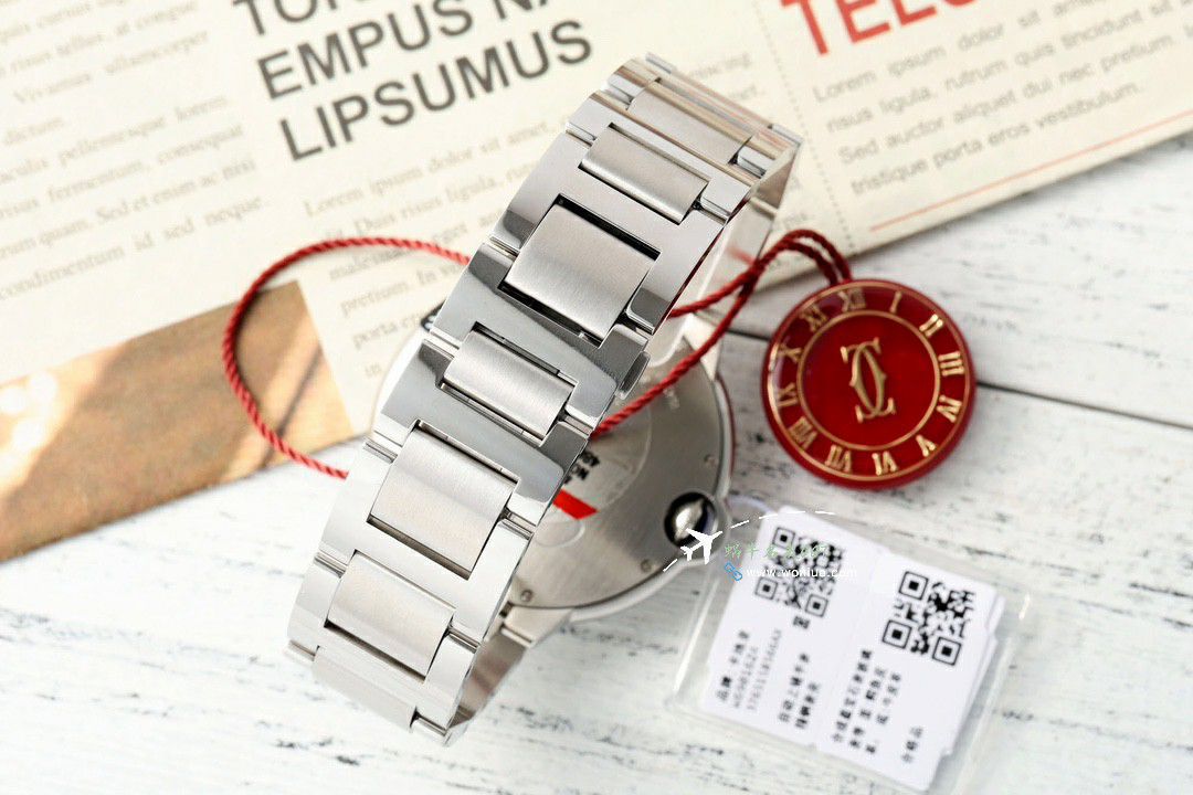 AF Factory  Cartier  蓝气球男装42MM系列复刻高仿W6920095 wrist watch  / K365