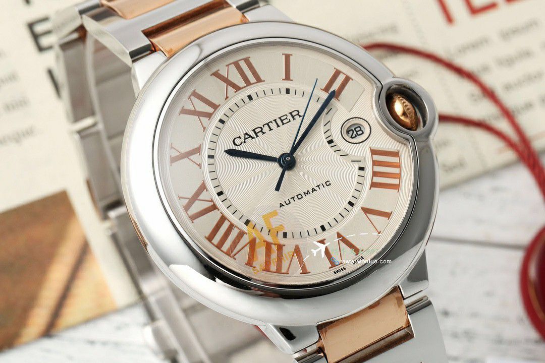 AF Factory  Cartier  蓝气球男装42MM系列复刻高仿W6920095 wrist watch  / K365