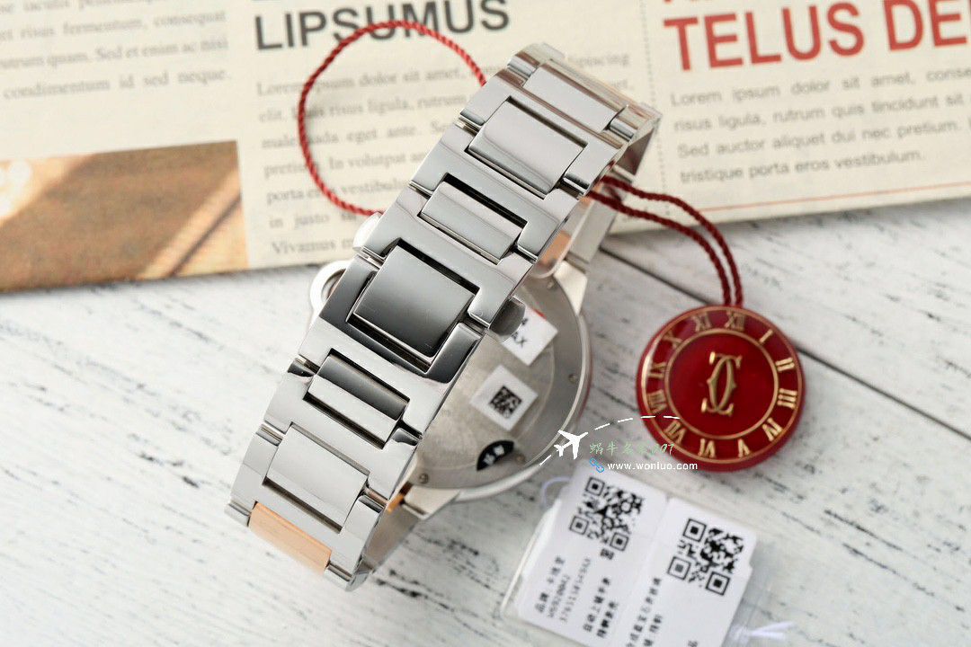 AF Factory  Cartier  蓝气球男装42MM系列复刻高仿W6920095 wrist watch  / K365