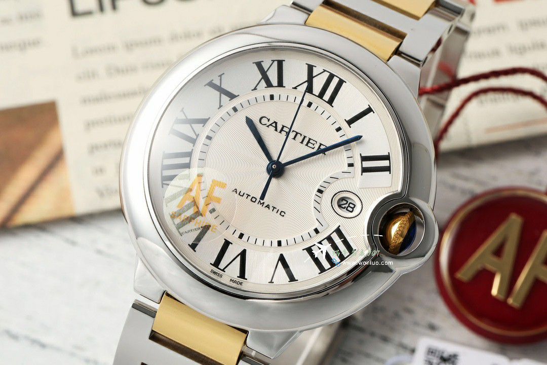 AF Factory  Cartier  蓝气球男装42MM系列复刻高仿W6920095 wrist watch  / K365