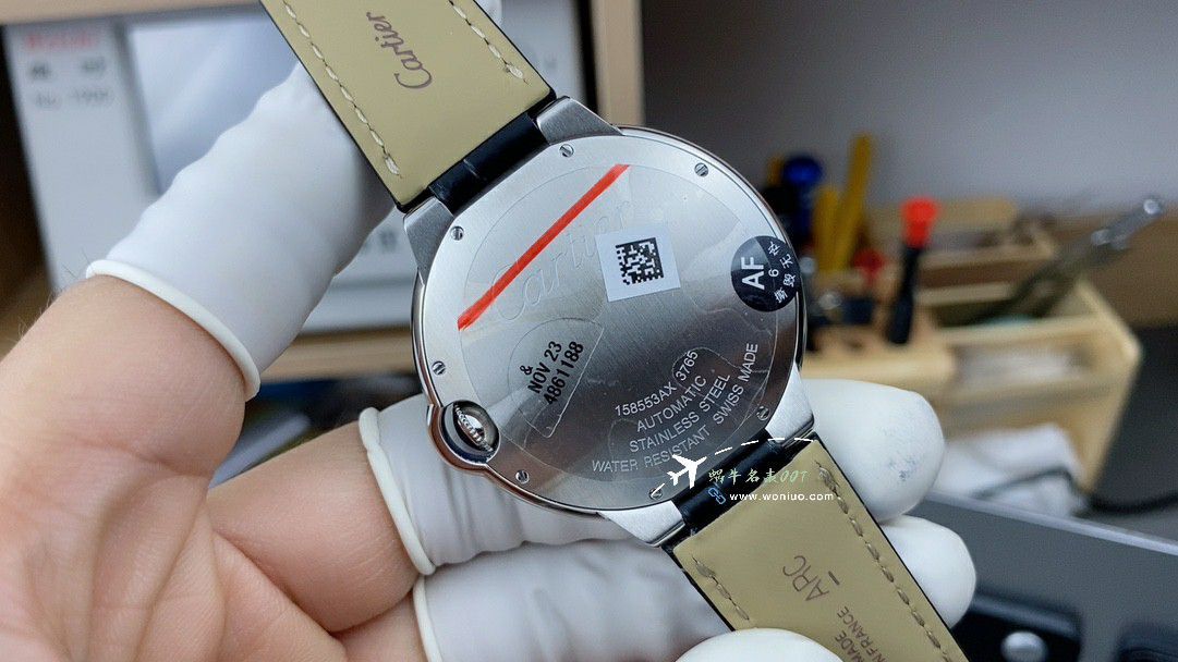 AF Factory  Cartier  蓝气球男装42MM系列复刻高仿W6920095 wrist watch  / K365