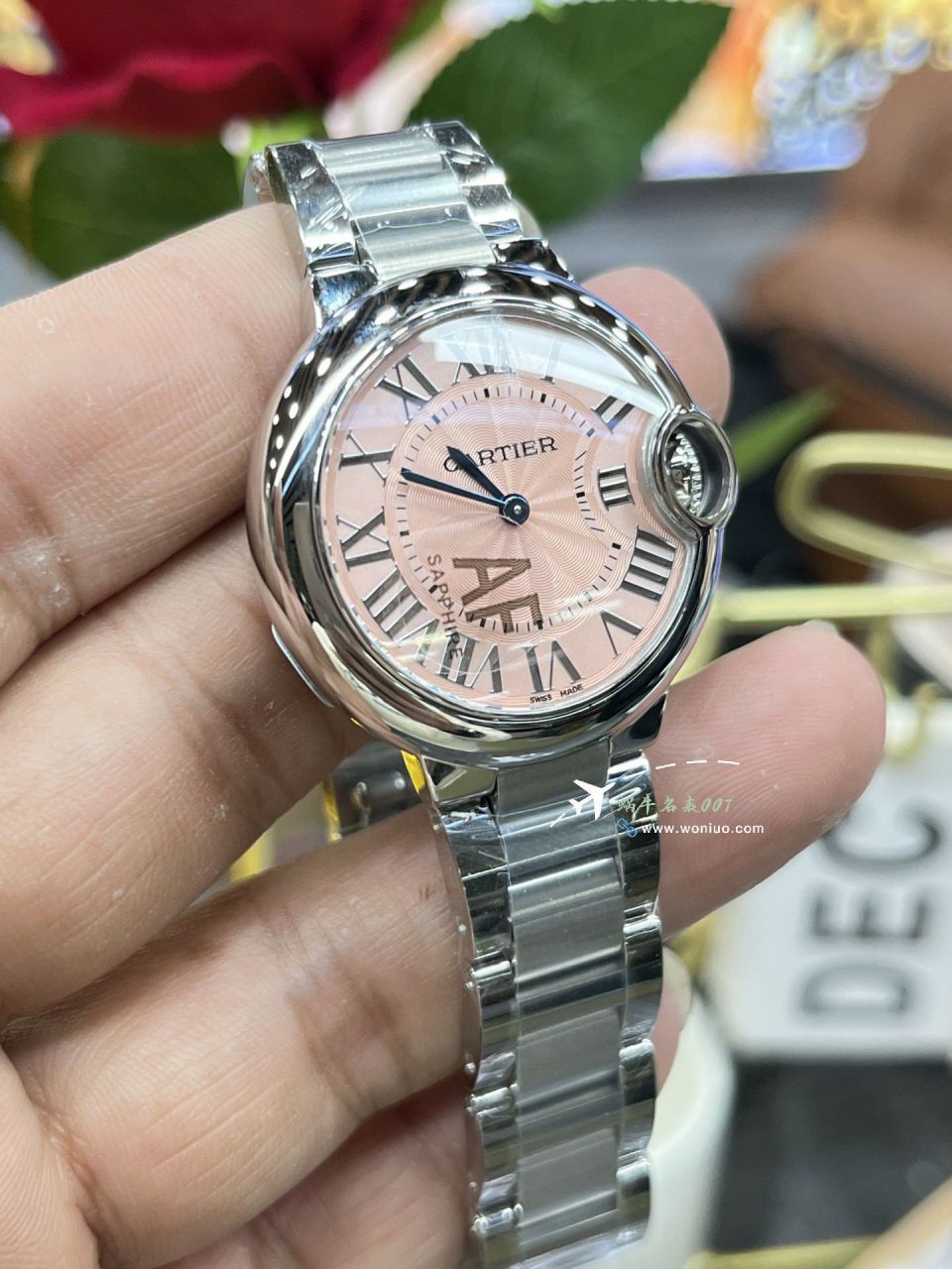 AF复刻高仿 Cartier  蓝气球33毫米女表W4BB0022 wrist watch  / K369