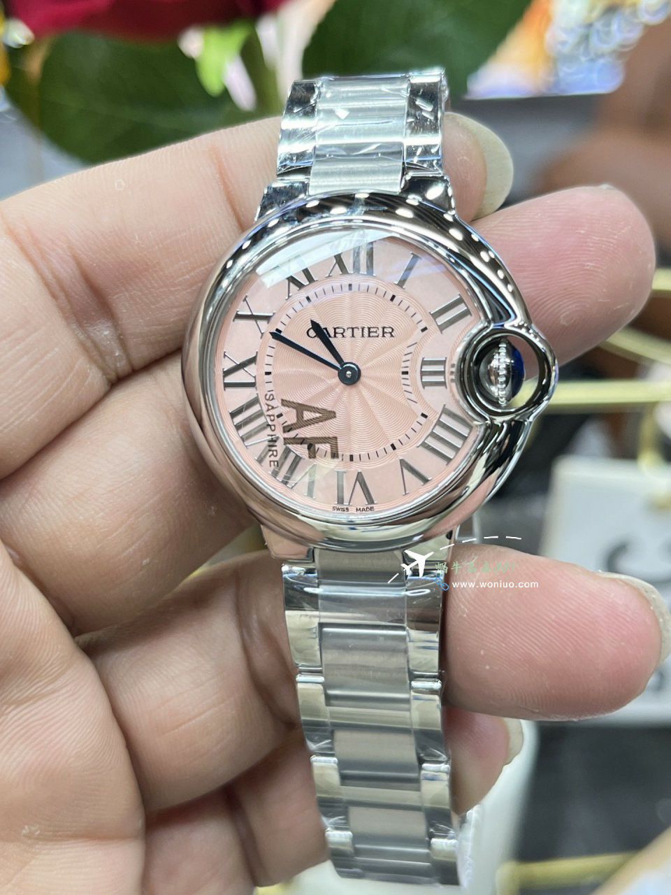 AF复刻高仿 Cartier  蓝气球33毫米女表W4BB0022 wrist watch  / K369