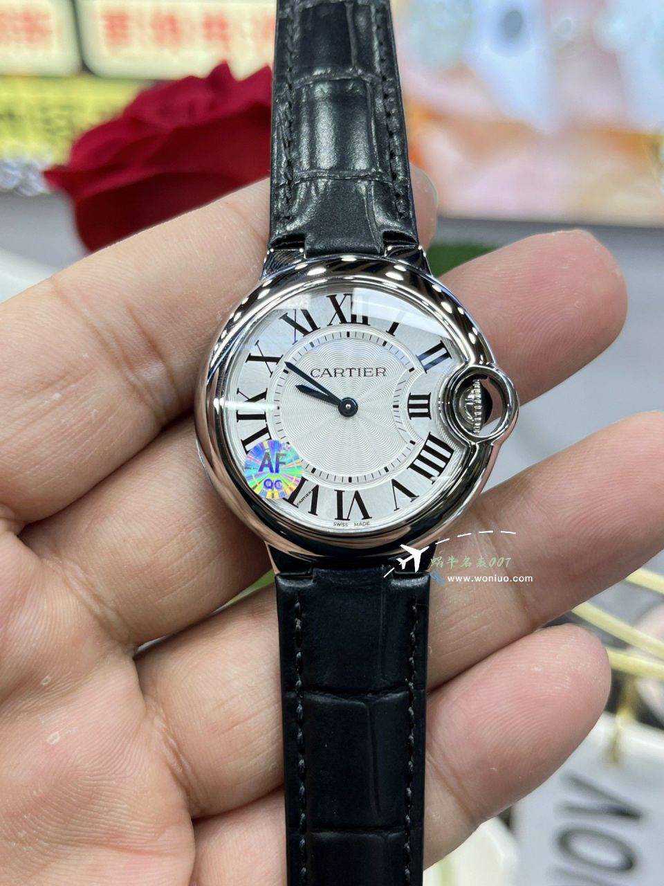 AF复刻高仿 Cartier  蓝气球33毫米女表W4BB0022 wrist watch  / K369