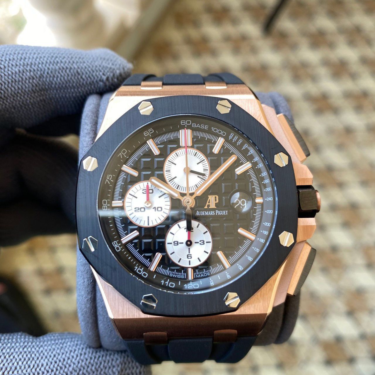 APF Factory Audemars Piguet  top 复刻高仿手表 Royal Oak Offshore 系列26401RO.OO.A002CA.01 wrist watch  / AP290