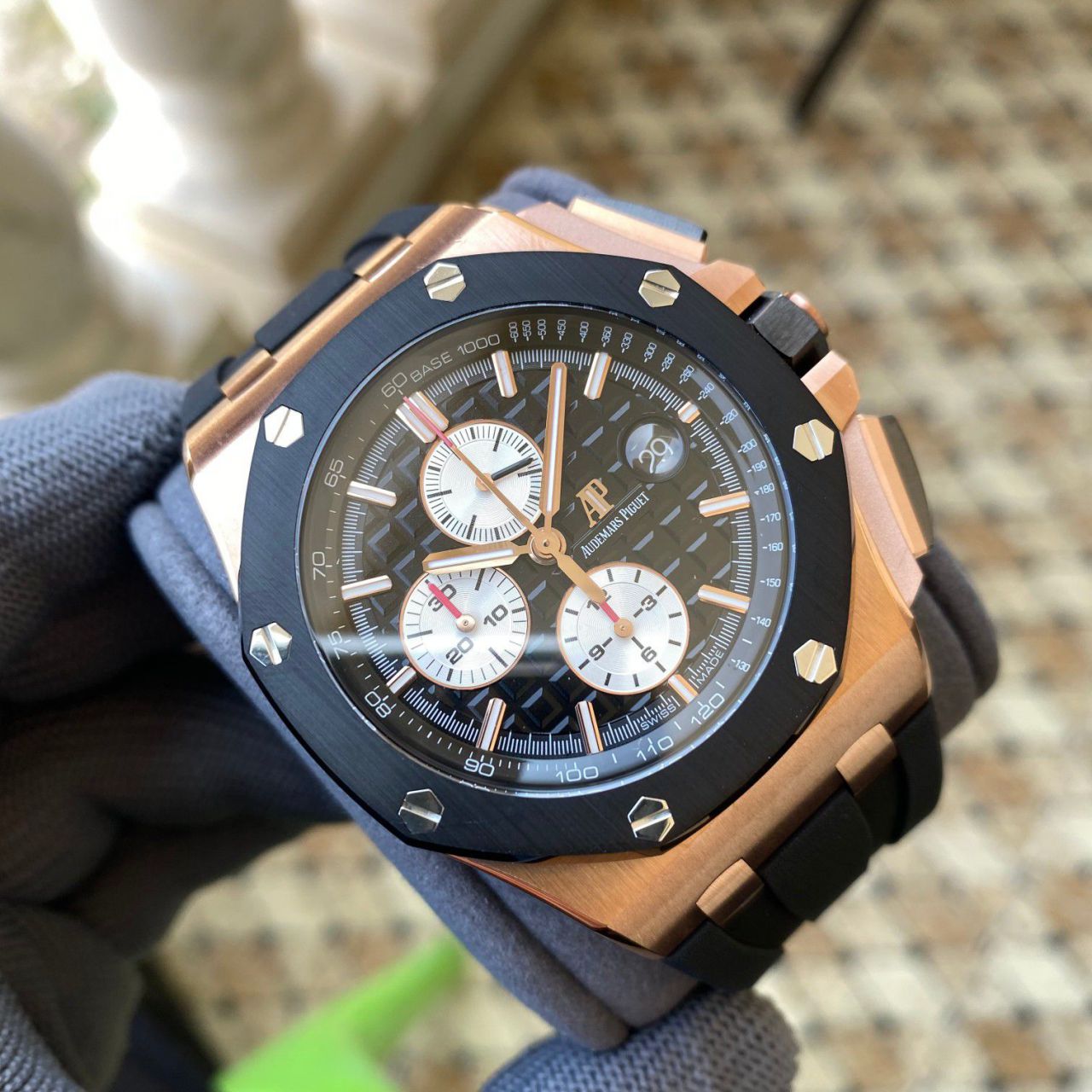 APF Factory Audemars Piguet  top 复刻高仿手表 Royal Oak Offshore 系列26401RO.OO.A002CA.01 wrist watch  / AP290