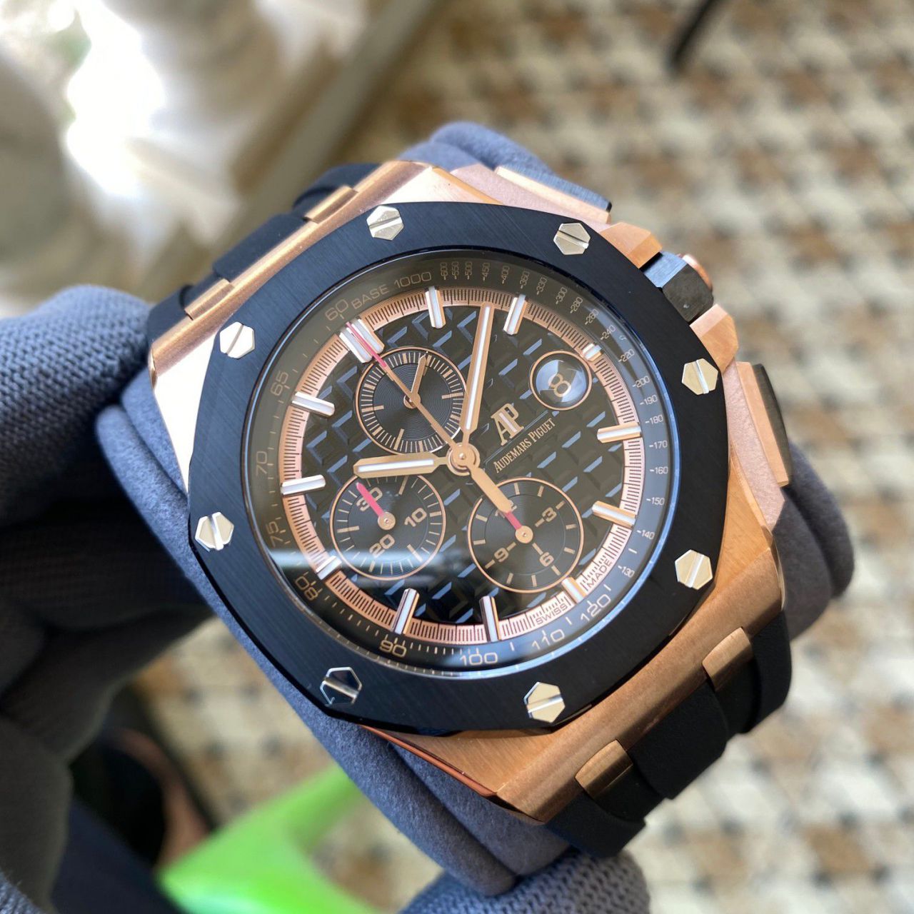 APF Factory Audemars Piguet  Royal Oak Offshore  Best 复刻高仿手表26401RO.OO.A002CA.02 wrist watch  / AP291