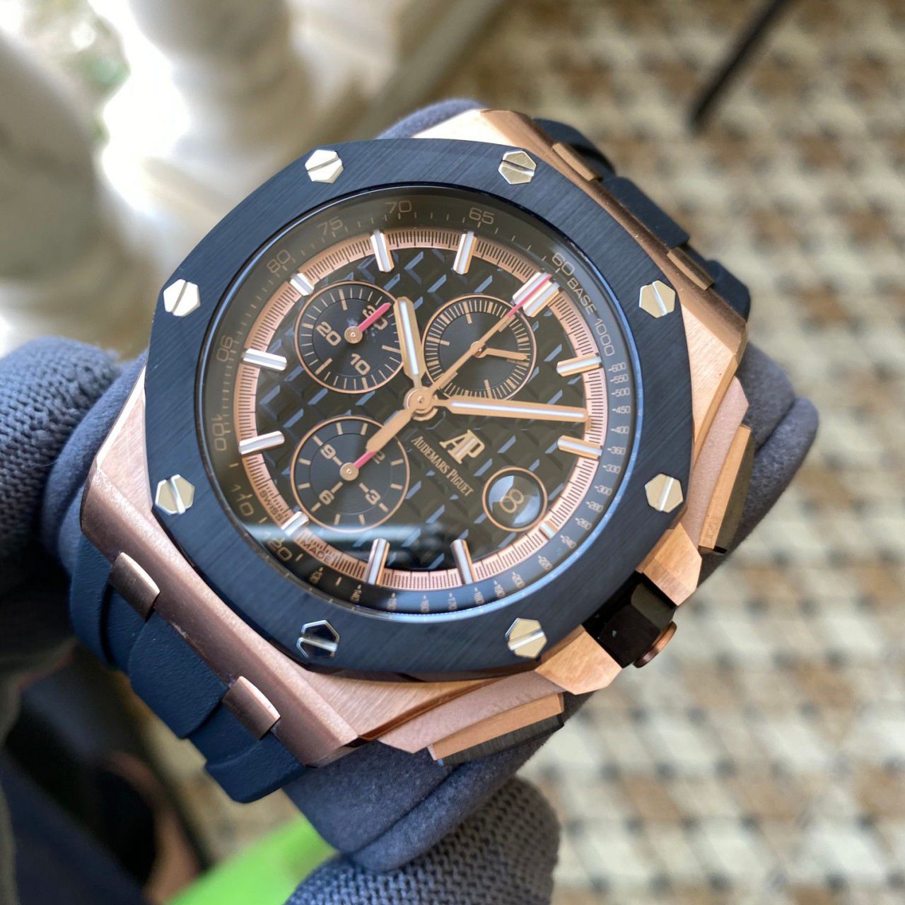 APF Factory Audemars Piguet  Royal Oak Offshore  Best 复刻高仿手表26401RO.OO.A002CA.02 wrist watch  / AP291