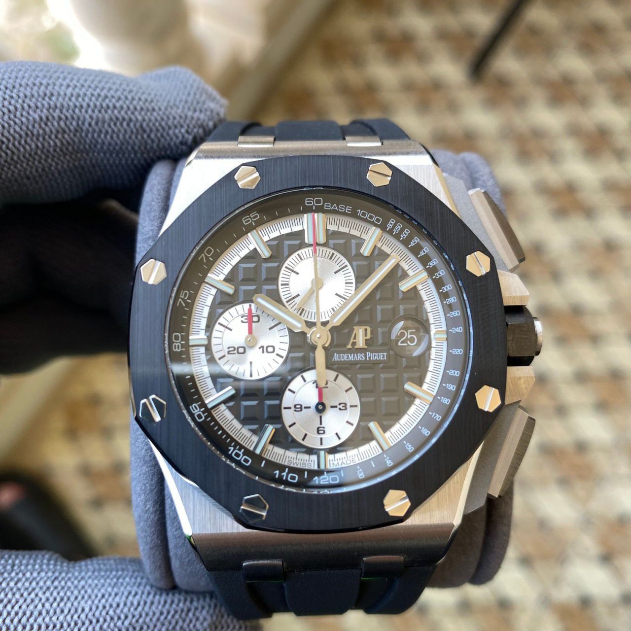 APF top 高仿复刻手表Audemars Piguet  Royal Oak Offshore 系列26400IO.OO.A004CA.01 wrist watch  / AP292