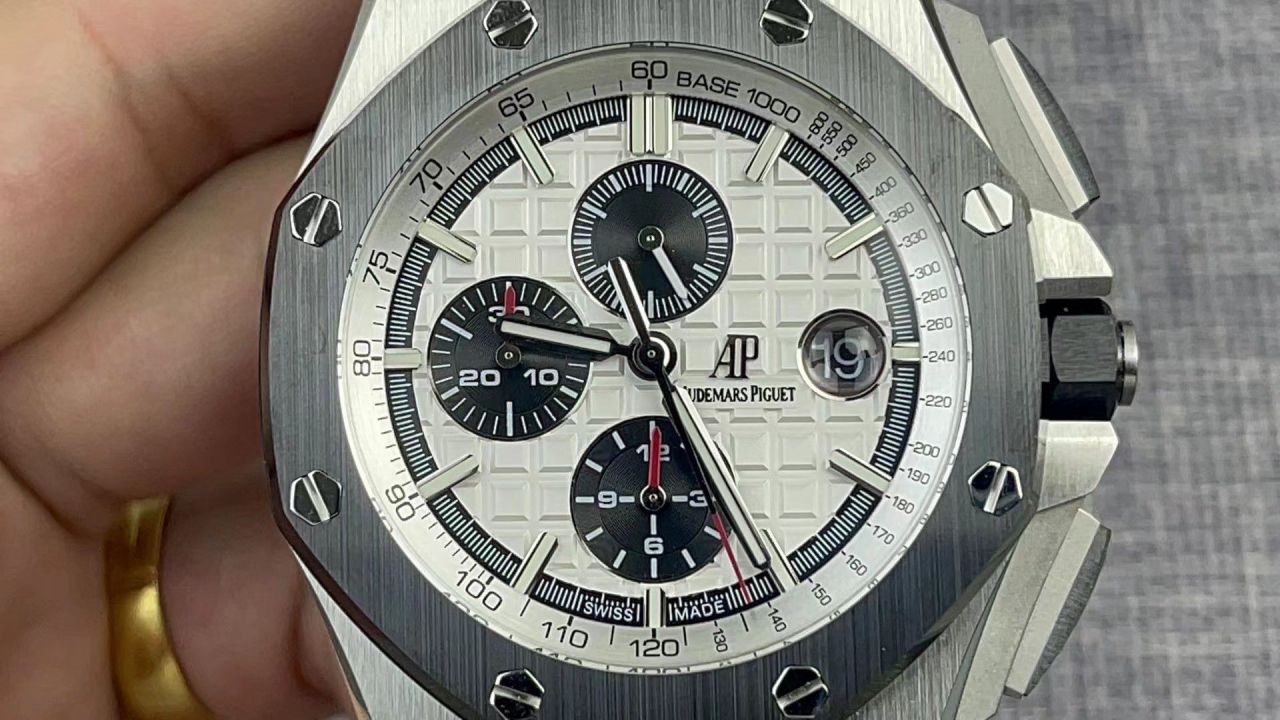 APF Factory Audemars Piguet 熊猫 Royal Oak Offshore 超A复刻高仿26400SO.OO.A002CA.01 wrist watch  / AP287