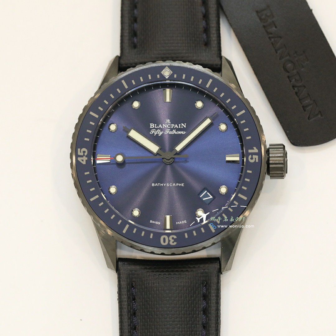 GO/GFBlancpain  Fifty Fathoms  top 复刻高仿手表5005-0153-naba，5000-0240-O52A，5000-1153-H52A wrist watch  / BP078