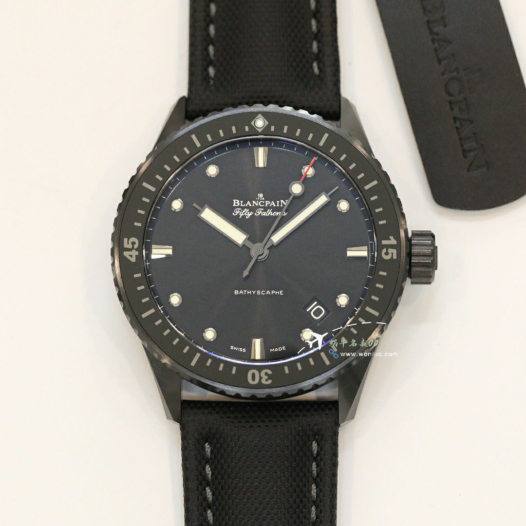 GO/GFBlancpain  Fifty Fathoms  top 复刻高仿手表5005-0153-naba，5000-0240-O52A，5000-1153-H52A wrist watch  / BP078