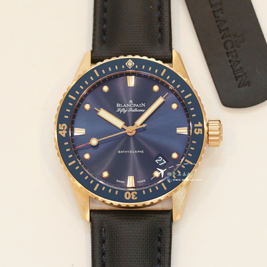 GO/GFBlancpain  Fifty Fathoms  top 复刻高仿手表5005-0153-naba，5000-0240-O52A，5000-1153-H52A wrist watch  / BP078