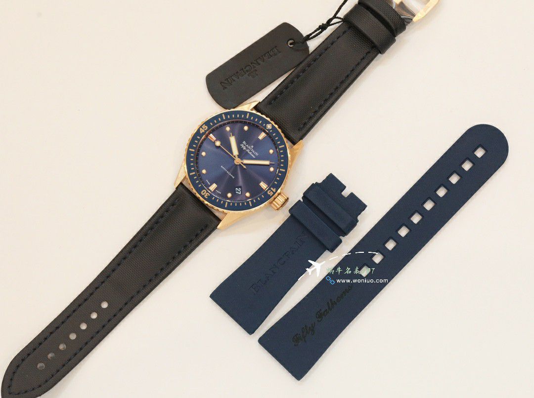 GO/GFBlancpain  Fifty Fathoms  top 复刻高仿手表5005-0153-naba，5000-0240-O52A，5000-1153-H52A wrist watch  / BP078