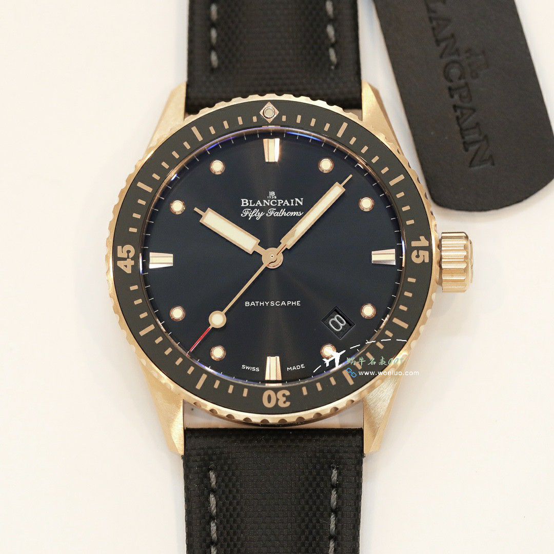 GO/GFBlancpain  Fifty Fathoms  top 复刻高仿手表5005-0153-naba，5000-0240-O52A，5000-1153-H52A wrist watch  / BP078