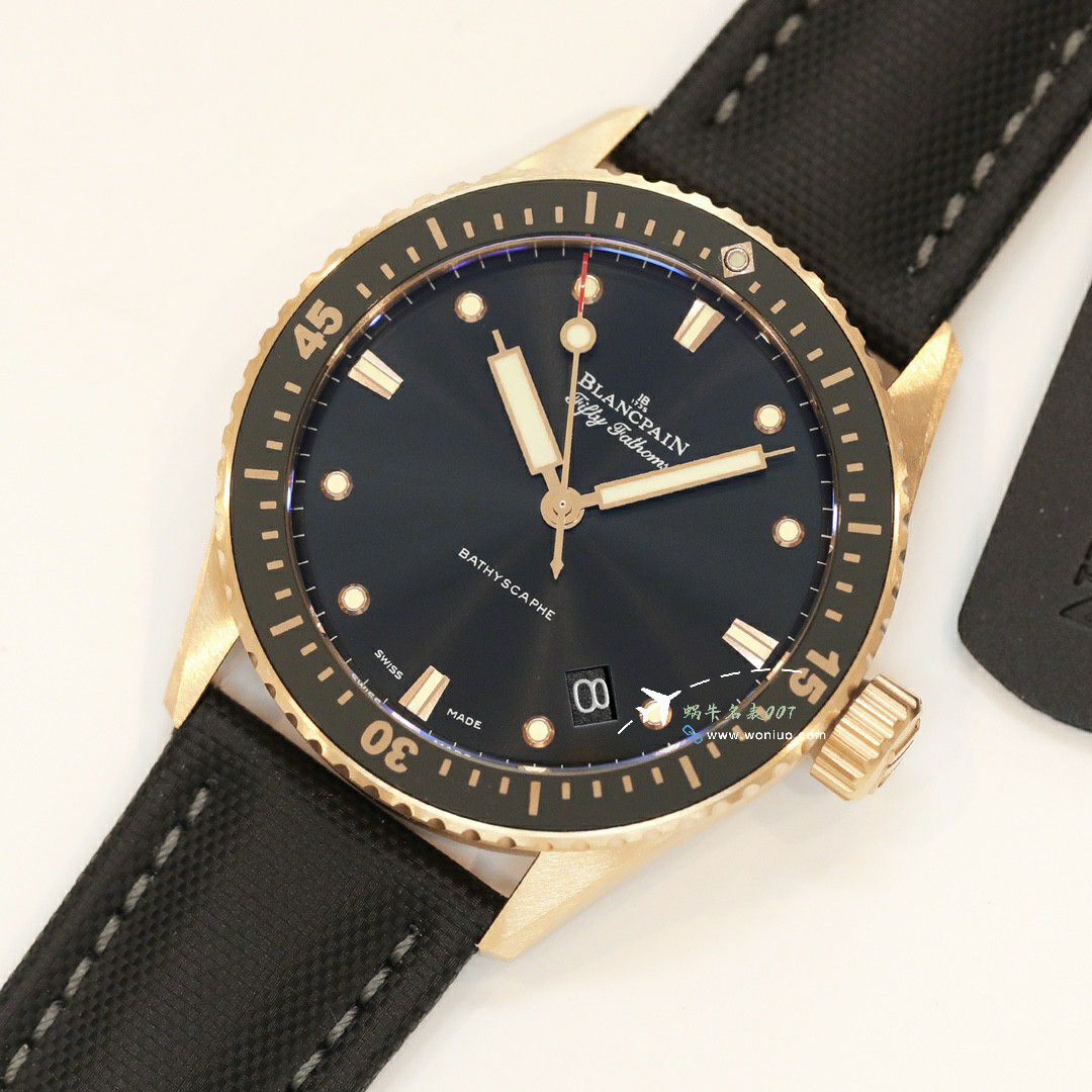 GO/GFBlancpain  Fifty Fathoms  top 复刻高仿手表5005-0153-naba，5000-0240-O52A，5000-1153-H52A wrist watch  / BP078