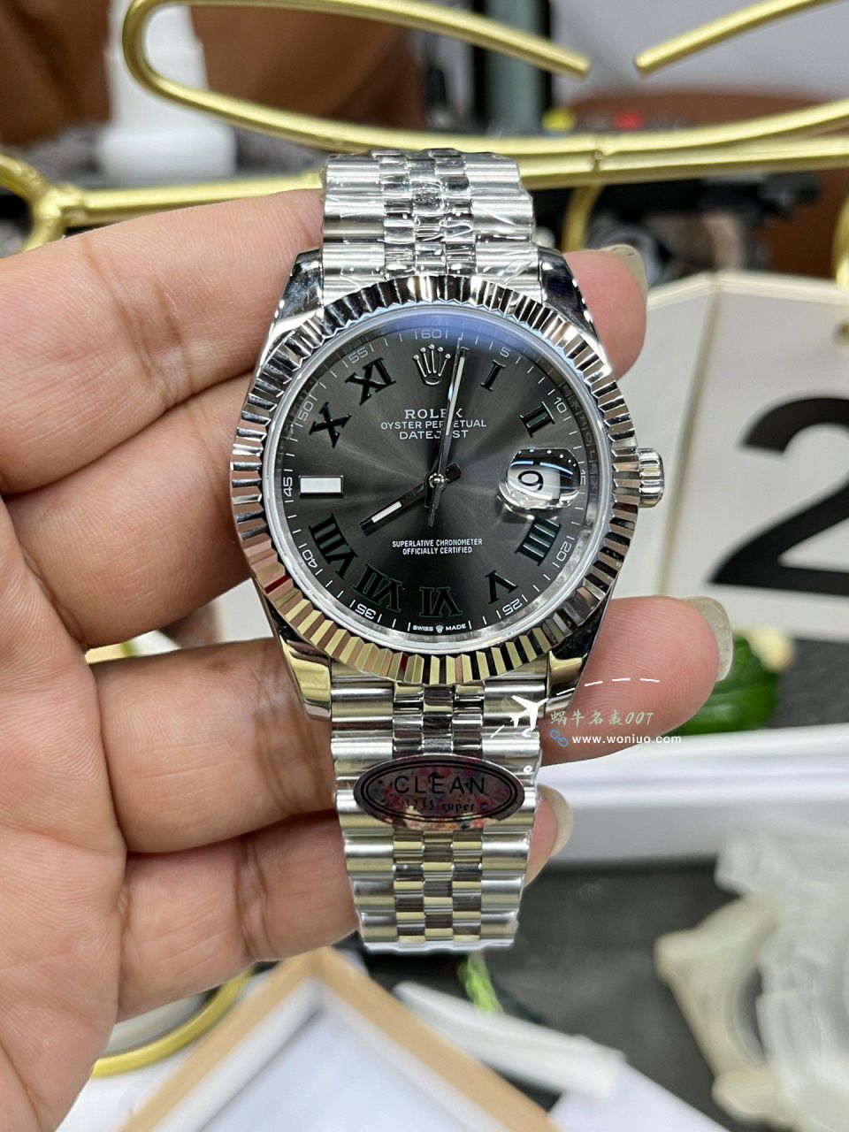 C Factory  Rolex 41毫米 Datejust 超A复刻高仿手表m126333-0013 wrist watch  / R877