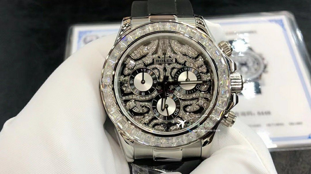 高端 copy customized  Rolex  Cosmograph Daytona 黄金虎 Ditongna 复刻高仿手表116588 TBR wrist watch  / R880