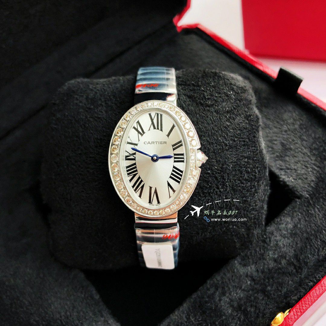 高端 copy customized 真钻 Cartier  浴缸系列 top 复刻高仿WB520006，WB520002女士 wrist watch  / K376