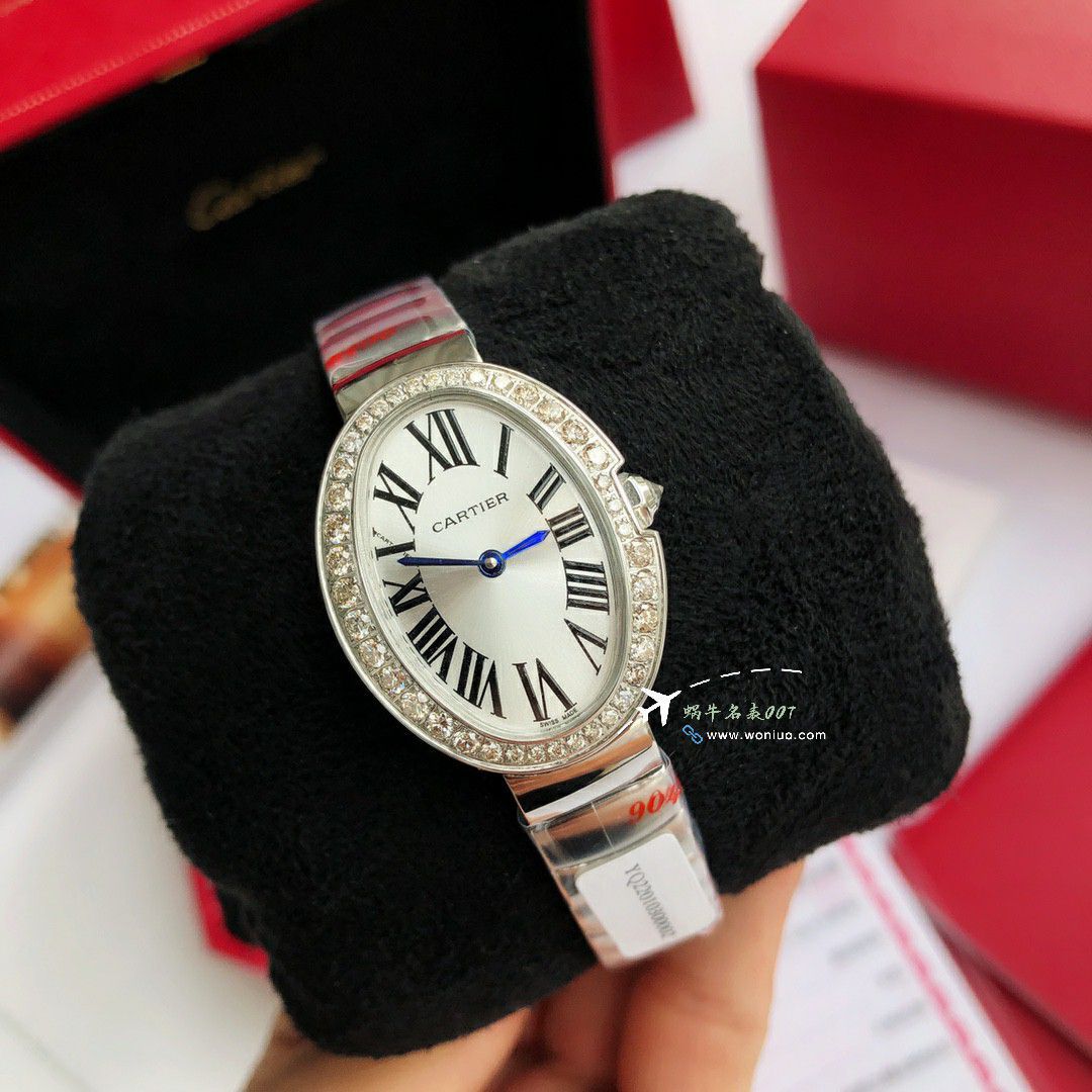 高端 copy customized 真钻 Cartier  浴缸系列 top 复刻高仿WB520006，WB520002女士 wrist watch  / K376