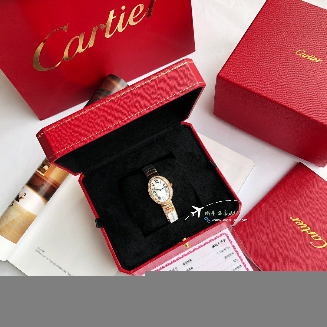 高端 copy customized 真钻 Cartier  浴缸系列 top 复刻高仿WB520006，WB520002女士 wrist watch  / K376