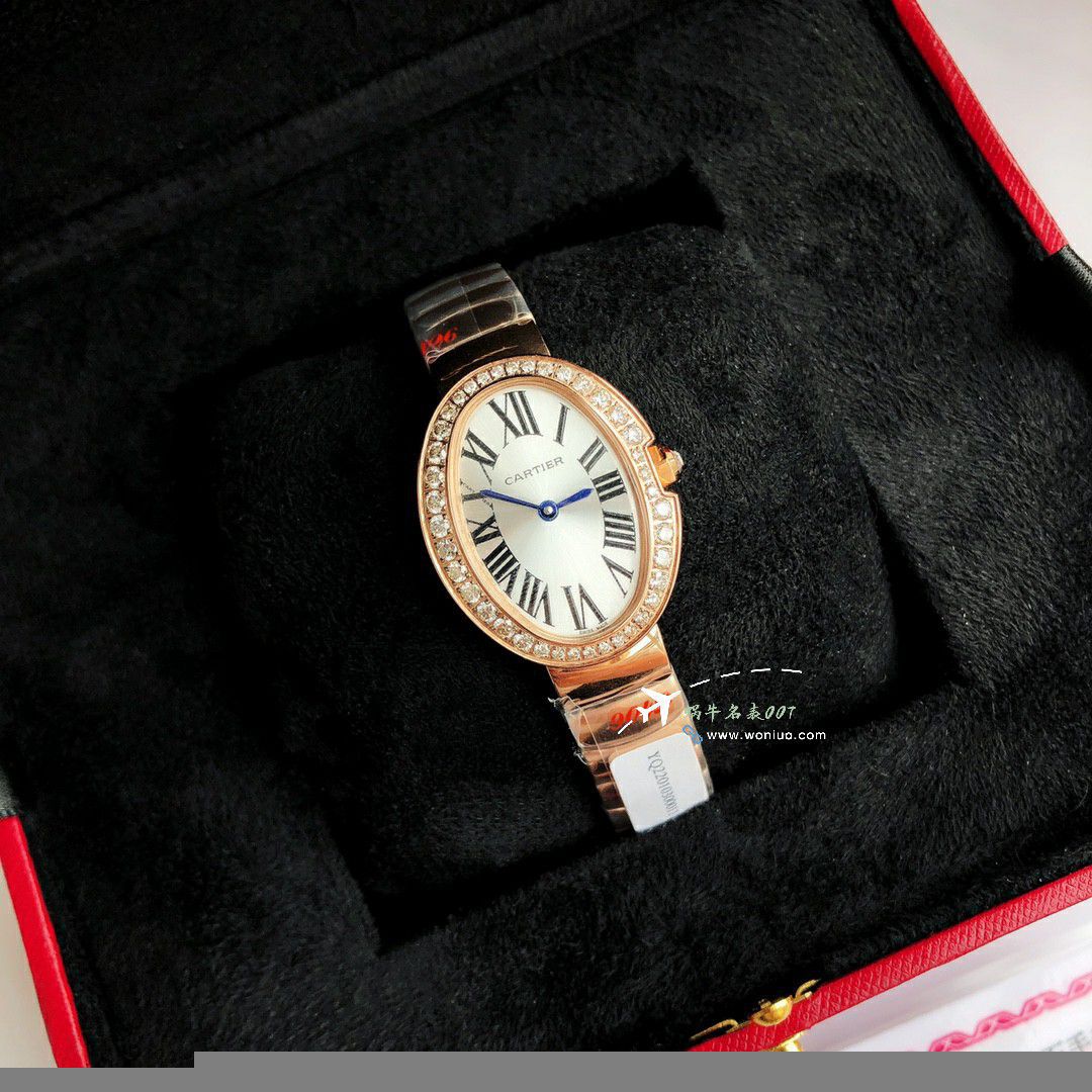 高端 copy customized 真钻 Cartier  浴缸系列 top 复刻高仿WB520006，WB520002女士 wrist watch  / K376