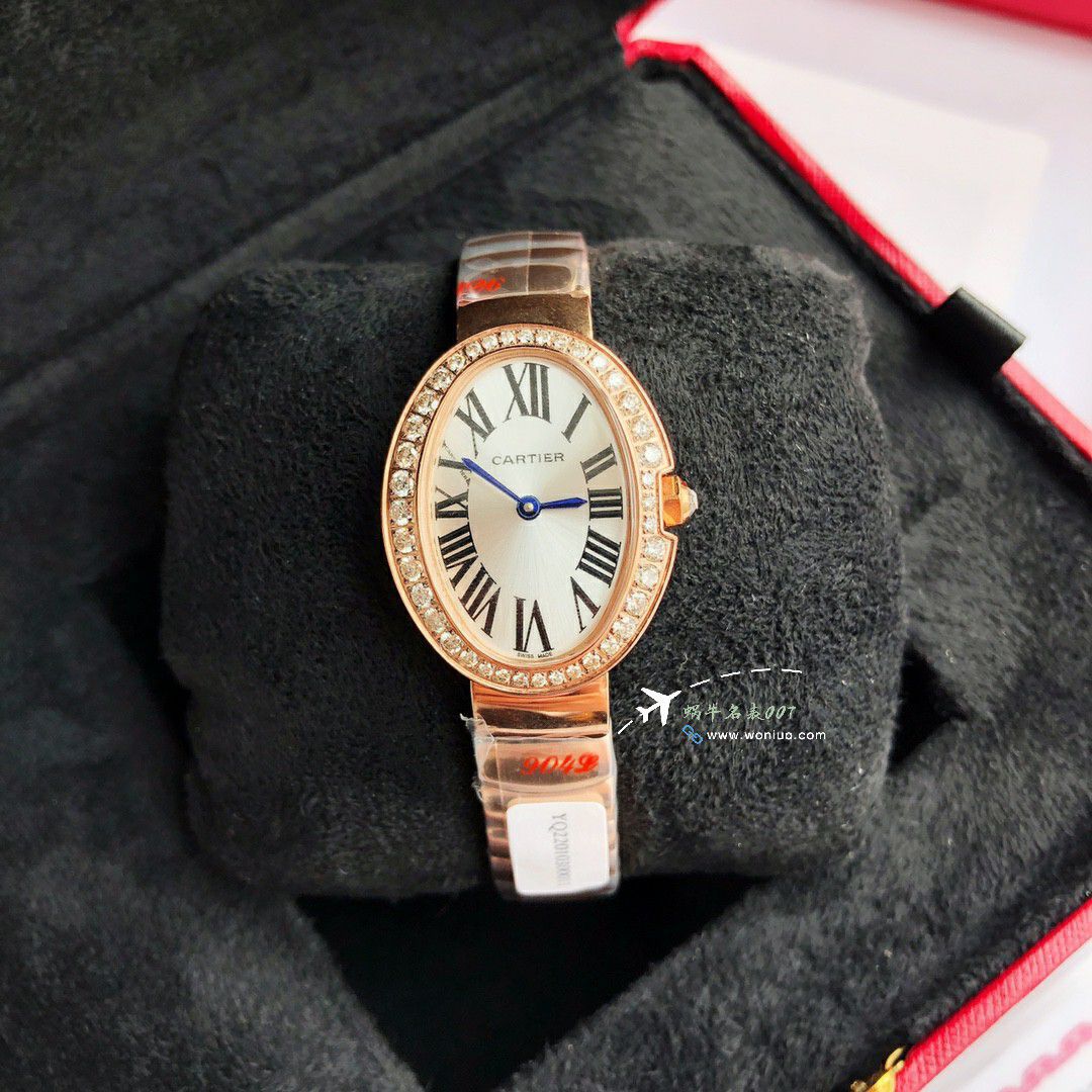 高端 copy customized 真钻 Cartier  浴缸系列 top 复刻高仿WB520006，WB520002女士 wrist watch  / K376