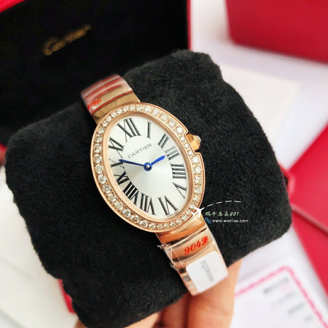 高端 copy customized 真钻 Cartier  浴缸系列 top 复刻高仿WB520006，WB520002女士 wrist watch  / K376