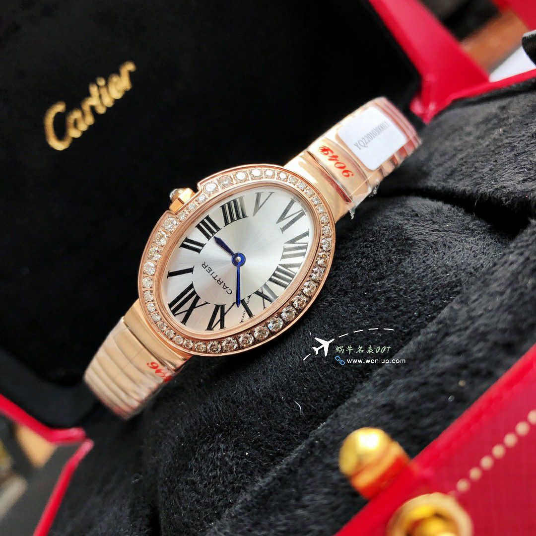 高端 copy customized 真钻 Cartier  浴缸系列 top 复刻高仿WB520006，WB520002女士 wrist watch  / K376