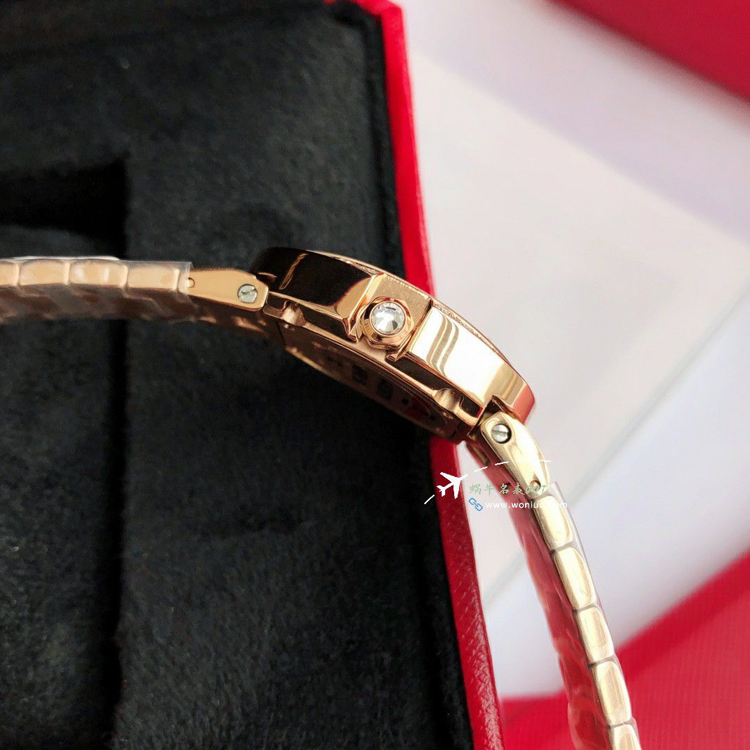 高端 copy customized 真钻 Cartier  浴缸系列 top 复刻高仿WB520006，WB520002女士 wrist watch  / K376