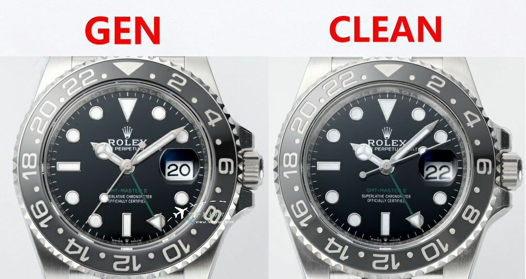  Rolex  GMT MASTER m126710grnr-0003黑灰皮蛋圈 clean Factory 真品对比 top 复刻高仿手表 / R893