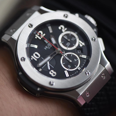 【V6 Factory 超A1:1高仿手表】  Hublot  big bang STEEL系列301.SX.130.RX wrist watch YB020